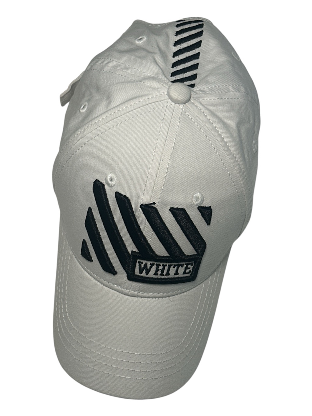 OffWhite Embroidered Logo Baseball Cap